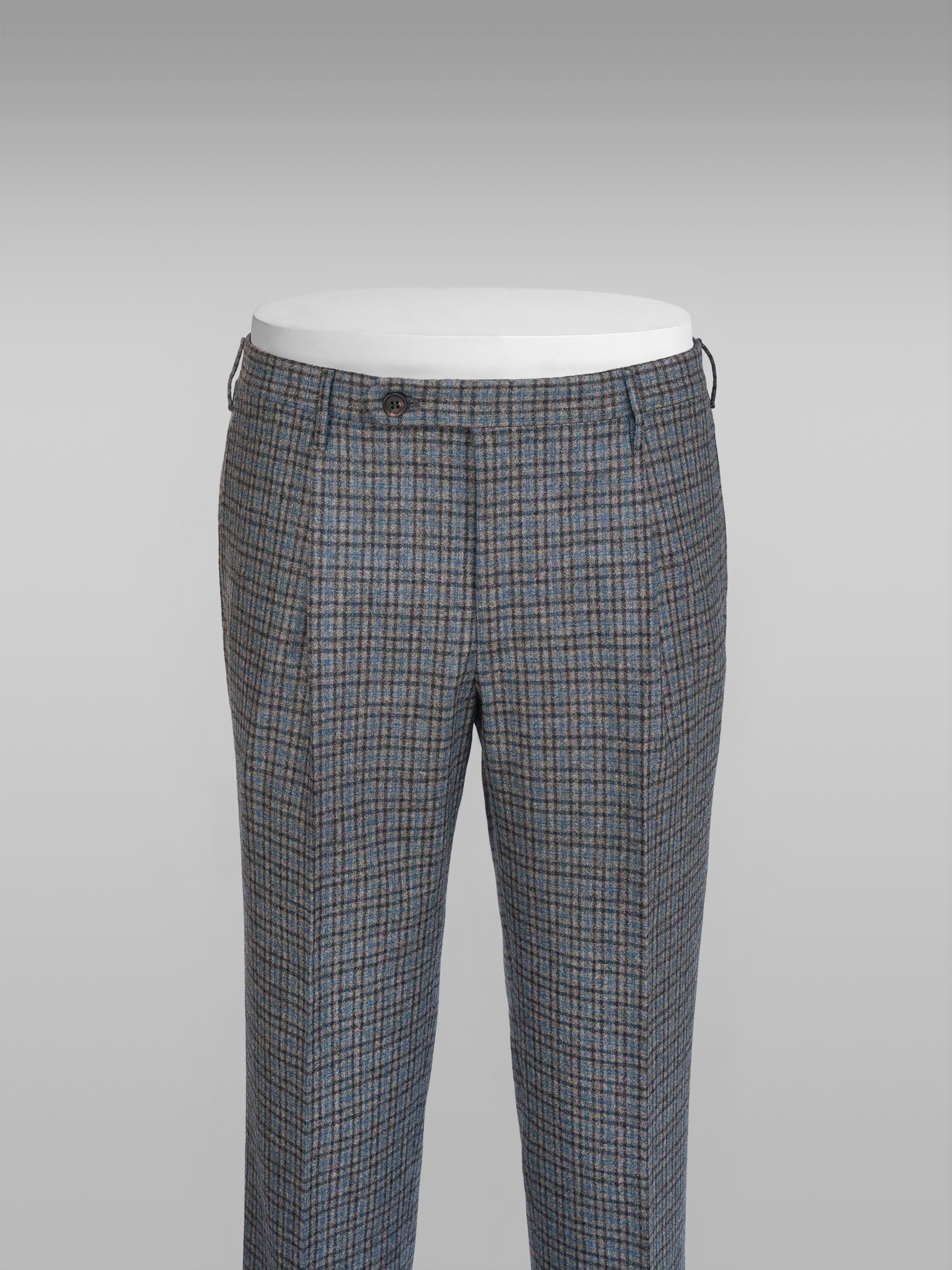 Gun club check flannel trousers WINTER